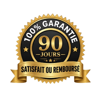Garantie 90 jours — Satisfait ou remboursé