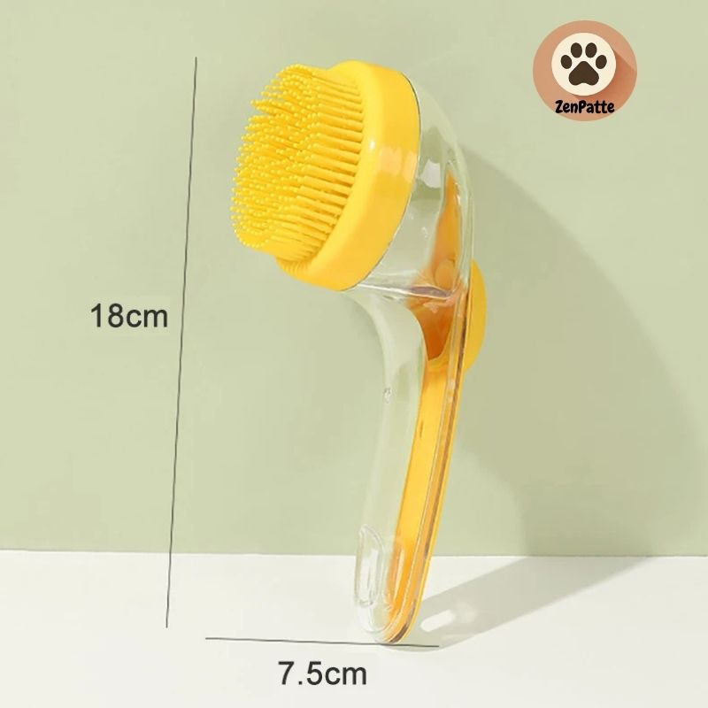 Brosse de Bain Multi-fonction en Silicone pour Chiens et Chats
