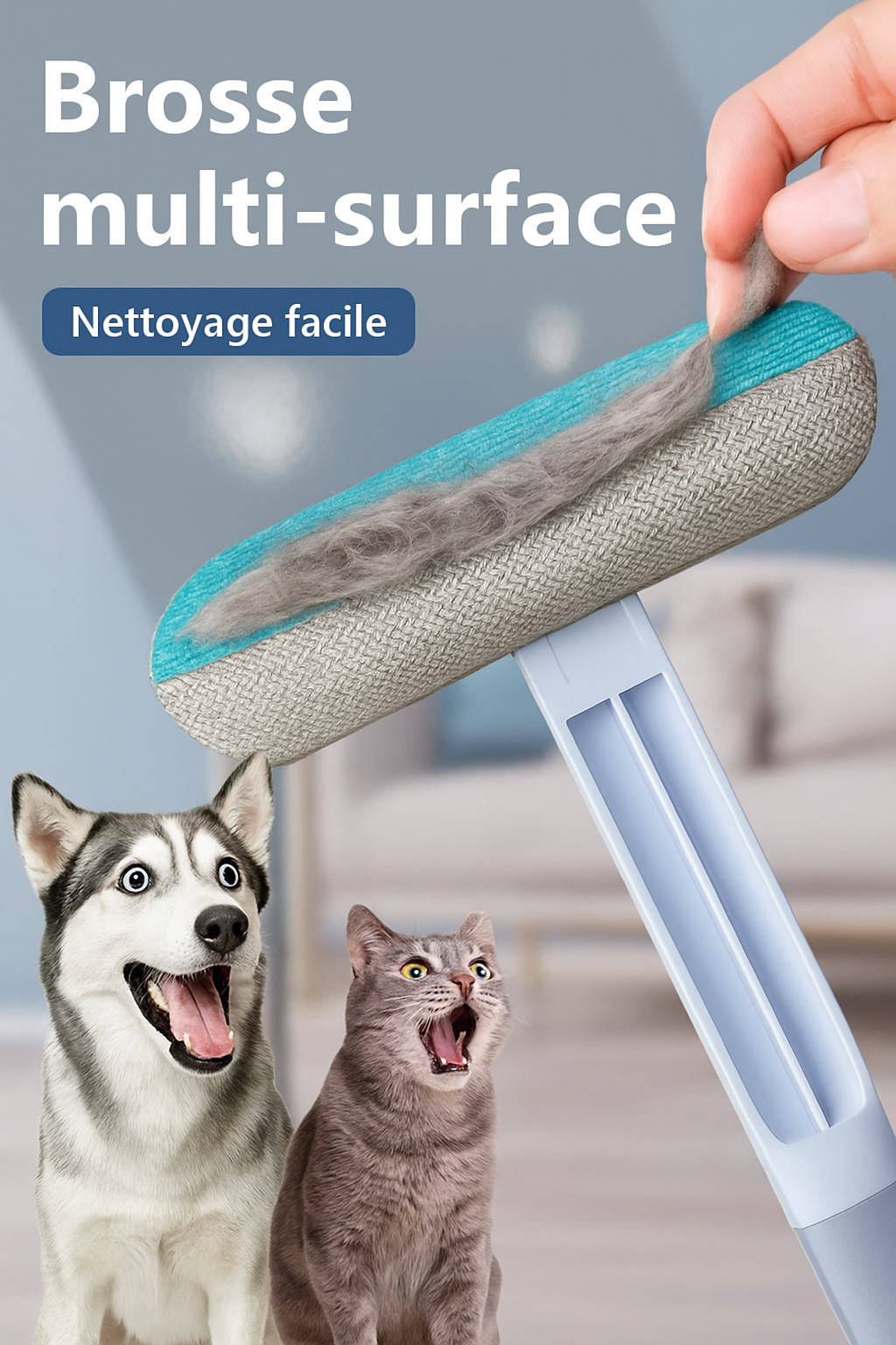 Brosse Anti-Poils multi-surface