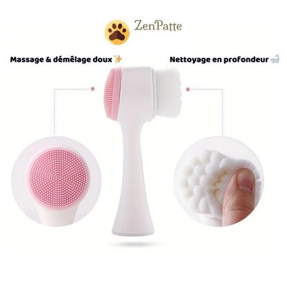 🐾 Nettoyeur de pattes & massage pour coussinets.