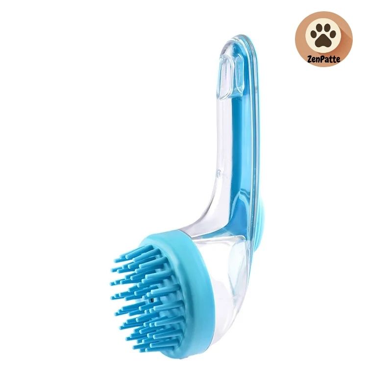 Brosse de Bain Multi-fonction en Silicone pour Chiens et Chats