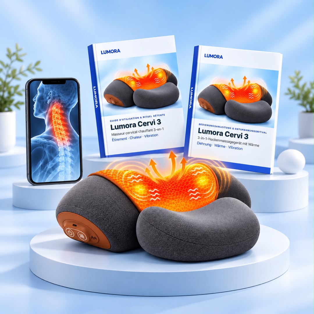 Lumora Cervi 3 | 3-in-1 Nackenmassagegerät mit Wärme